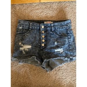 Refuge high wasted denim shorts